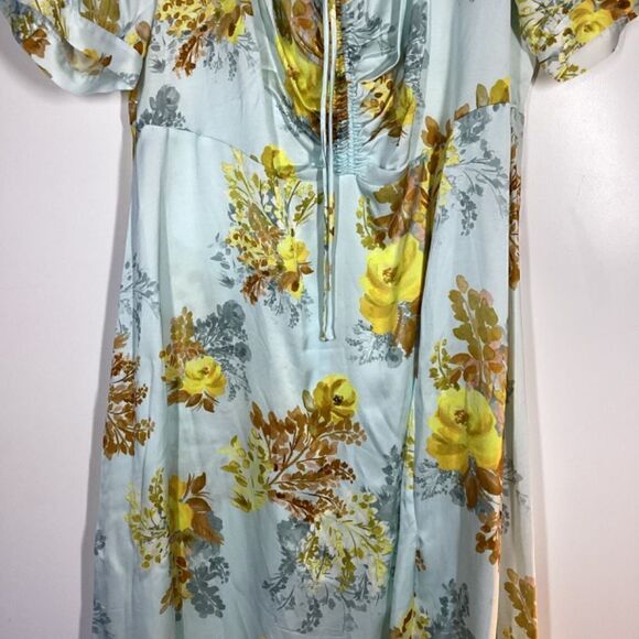 Favorite Daughter Marigold Bloom Floral Print Side Slit Maxi Dress Women’s Size - Picture 8 of 17